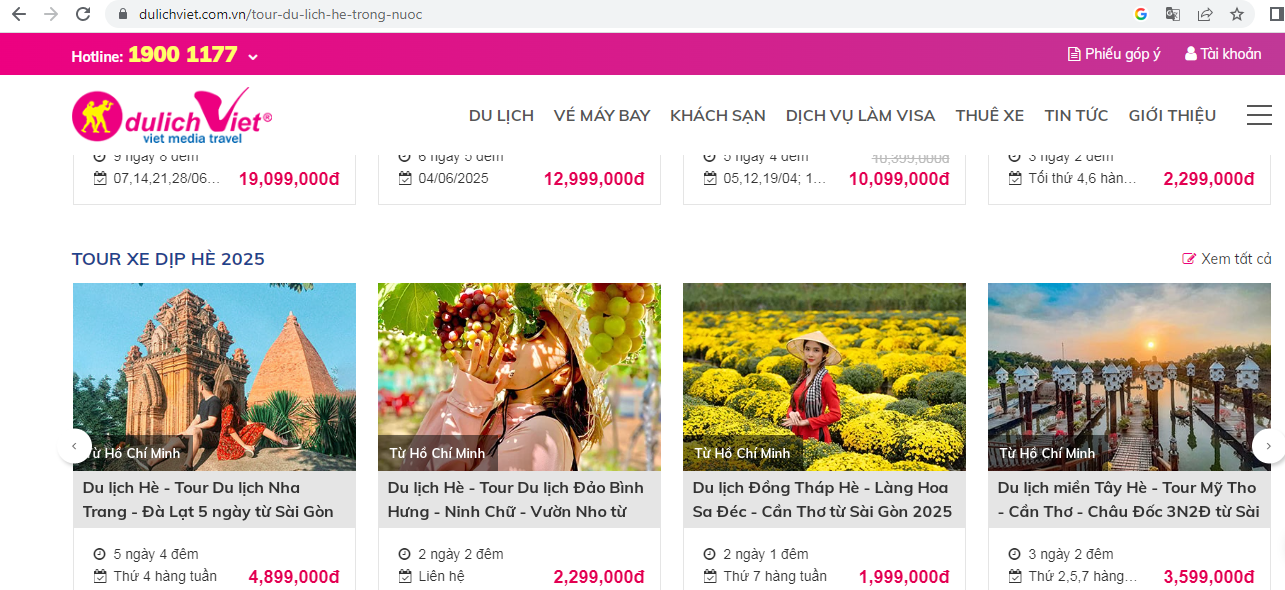 Du khách cần chọn đặt tour sớm để có nhiều ưu đãi về giá và chỗ đẹp khi đi du lịch.