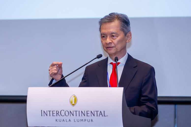 Ông Datuk Ng Yih Pyng, Chủ tịch Hiệp hội Thương mại và Công nghiệp Hoa kiều phát biểu tại chương trình - Ảnh: VGP/Nhật Bắc