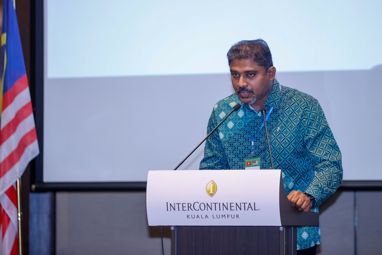 Ông Nivas Ragavan, Chủ tịch Phòng thương mại và Công nghiệp Ấn Độ Kuala Lumpur và Selangor phát biểu tại chương trình - Ảnh: VGP/Nhật Bắc