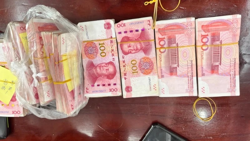 Số ngoại tệ bị thu giữ