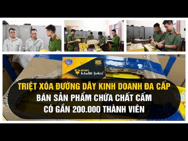 Phá đường dây đa cấp khủng: Lừa đảo gần 200.000 người, bán thực phẩm chứa chất cấm
