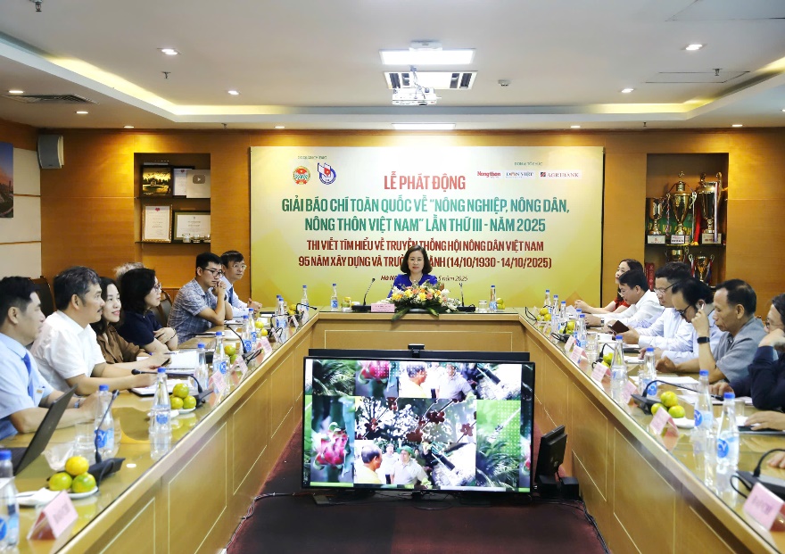 Phát động Giải báo chí Toàn quốc về “Nông nghiệp, nông dân, nông thôn Việt Nam” năm 2025