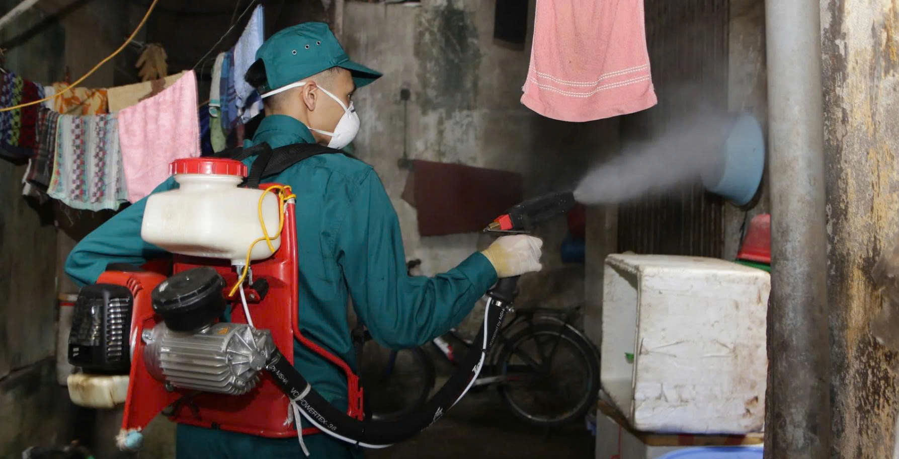 Tăng cường quyết tâm phòng ngừa sốt xuất huyết, tay chân miệng, Covid-19 và các dịch bệnh mùa mưa bão