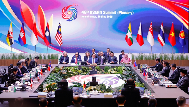 Các nước khẳng định ASEAN là điểm sáng tăng trưởng toàn cầu, hợp tác nội khối và với các đối tác không ngừng mở rộng, vai trò trung tâm, vị thế và uy tín ngày càng được củng cố - Ảnh: VGP/Nhật Bắc Các nước khẳng định ASEAN là điểm sáng tăng trưởng toàn cầu, hợp tác nội khối và với các đối tác không ngừng mở rộng, vai trò trung tâm, vị thế và uy tín ngày càng được củng cố - Ảnh: VGP/Nhật Bắc