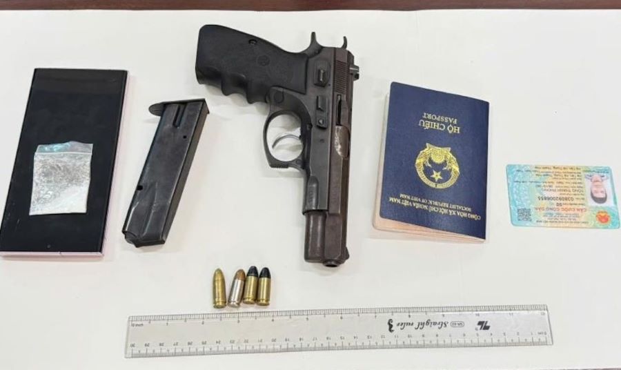 Tang vật vụ án.