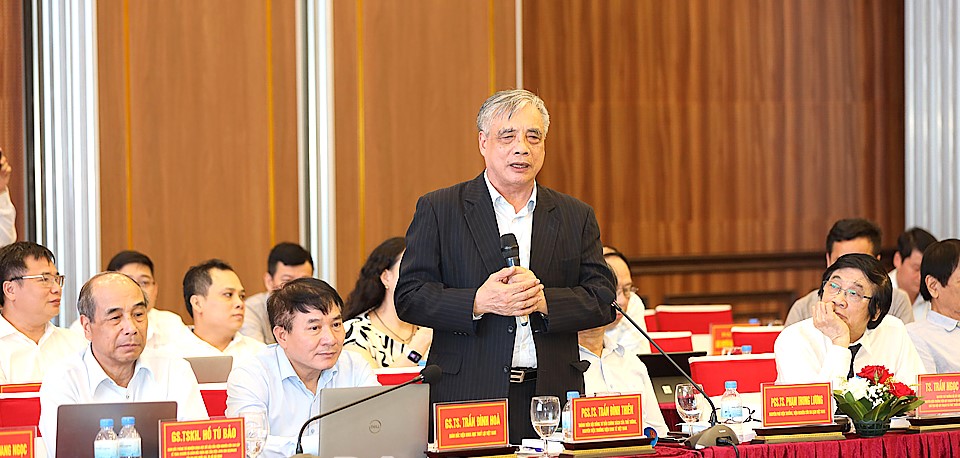 PGS.TS. Trần Đình Thiên, Thành viên Hội đồng Tư vấn chính sách của Thủ tướng, nguyên Viện trưởng Viện Kinh tế Việt Nam