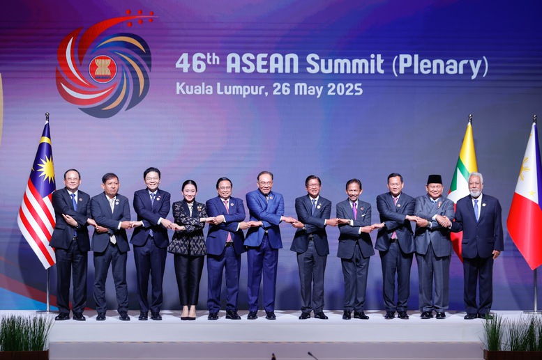 Hội nghị Cấp cao ASEAN lần thứ 46 và các hội nghị cấp cao liên quan khai mạc sáng 26/5 tại Trung tâm Hội nghị Kuala Lumpur - Ảnh: VGP/Nhật Bắc Hội nghị Cấp cao ASEAN lần thứ 46 và các hội nghị cấp cao liên quan khai mạc sáng 26/5 tại Trung tâm Hội nghị Kuala Lumpur - Ảnh: VGP/Nhật Bắc