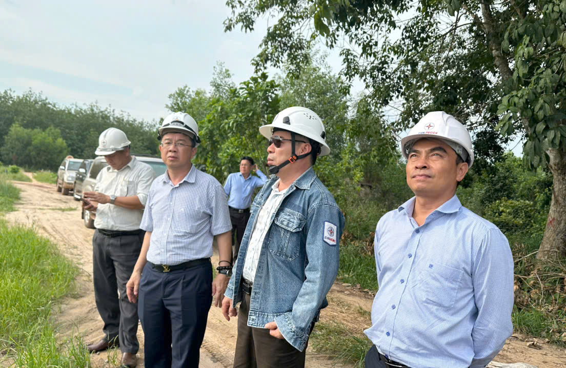 Tổng giám đốc EVNNPT Phạm Lê Phú kiểm tra và nghe báo cáo tiến độ triển khai các dự án Tổng giám đốc EVNNPT Phạm Lê Phú kiểm tra và nghe báo cáo tiến độ triển khai các dự án