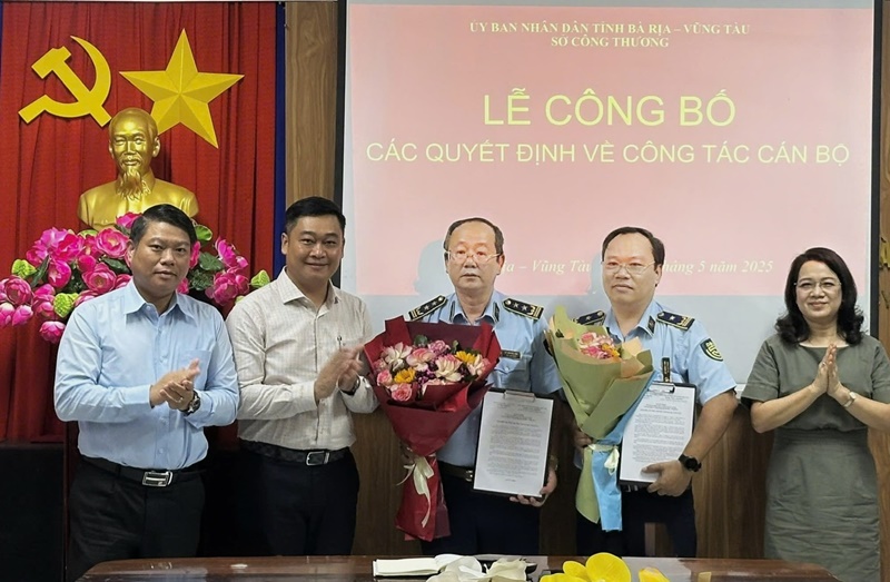 Ông Lê Quang Hải giữ chức Chi cục trưởng Chi cục Quản lý thị trường Bà Rịa – Vũng Tàu