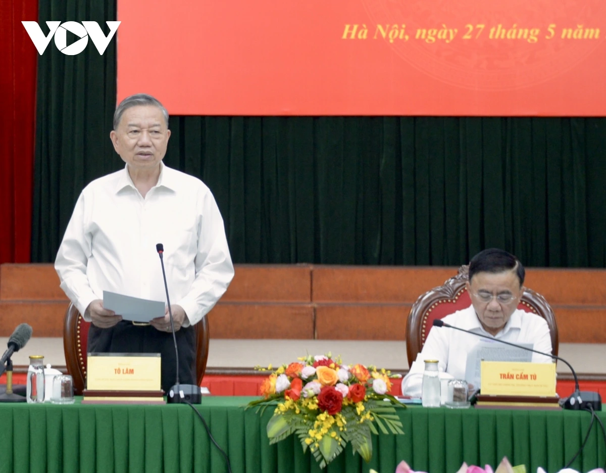 Tổng Bí thư Tô Lâm chủ trì buổi làm việc