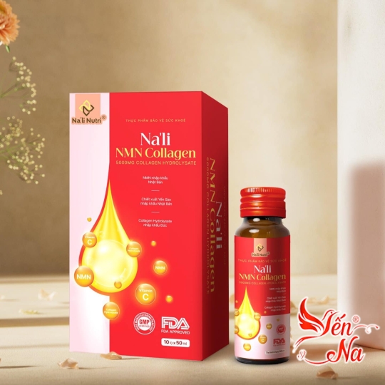 Sản phẩm Na’li NMN Collagen do Công ty Cổ phần Tập đoàn Yến Na phân phối, đang có dấu hiệu quảng cáo vượt quá công dụng thực tế
