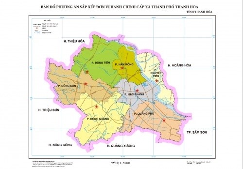 Thanh Hóa công bố bản đồ 166 xã mới sau sắp xếp đơn vị hành chính
