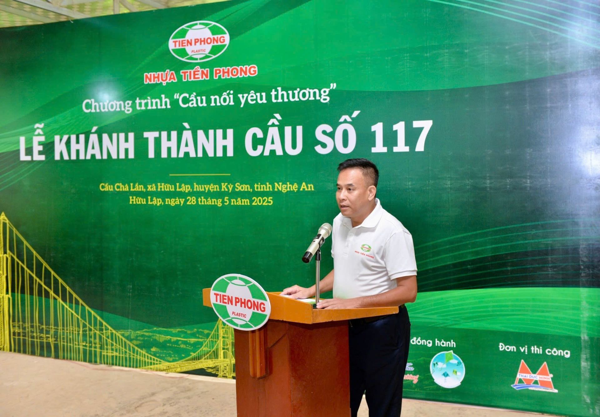 Ông Trần Trọng Nghĩa TGĐ công ty TNHH Nhựa Thiếu niên Tiền Phong miền Trung
