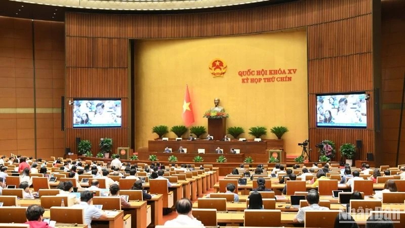 Quốc hội họp phiên toàn thể tại hội trường. (Ảnh: DUY LINH) Quốc hội họp phiên toàn thể tại hội trường. (Ảnh: DUY LINH)