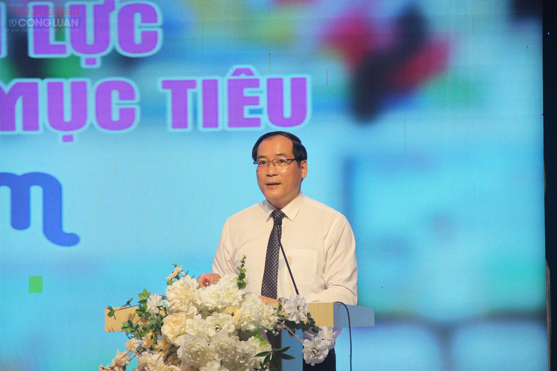 Phó Chủ tịch Thường trực UBND tỉnh Lạng Sơn Dương Xuân Huyên, Chủ tịch Hội đồng bảo trợ Quỹ Bảo trợ trẻ em tỉnh Lạng Sơn phát biểu tại chương trình