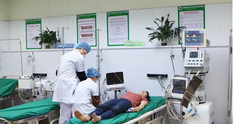 Các đơn vị y tế bảo đảm nhân lực, thuốc, thiết bị y tế và cơ sở vật chất phục vụ cho công tác phòng chống dịch bệnh