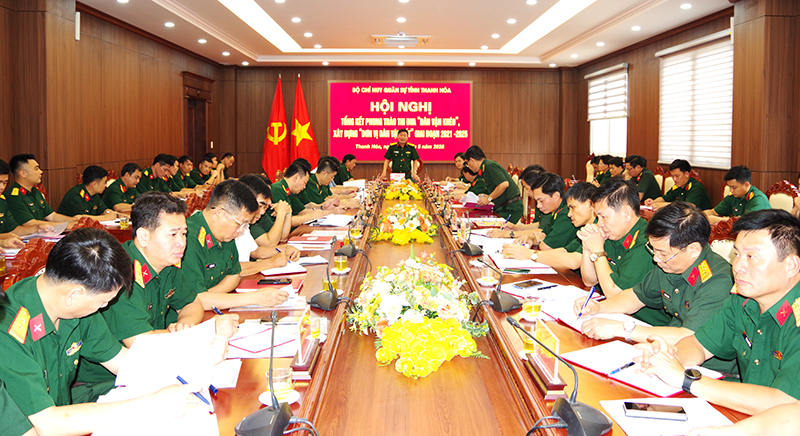 Tổng kết phong trào thi đua “Dân vận khéo”, xây dựng “Đơn vị dân vận tốt” giai đoạn 2021-2025