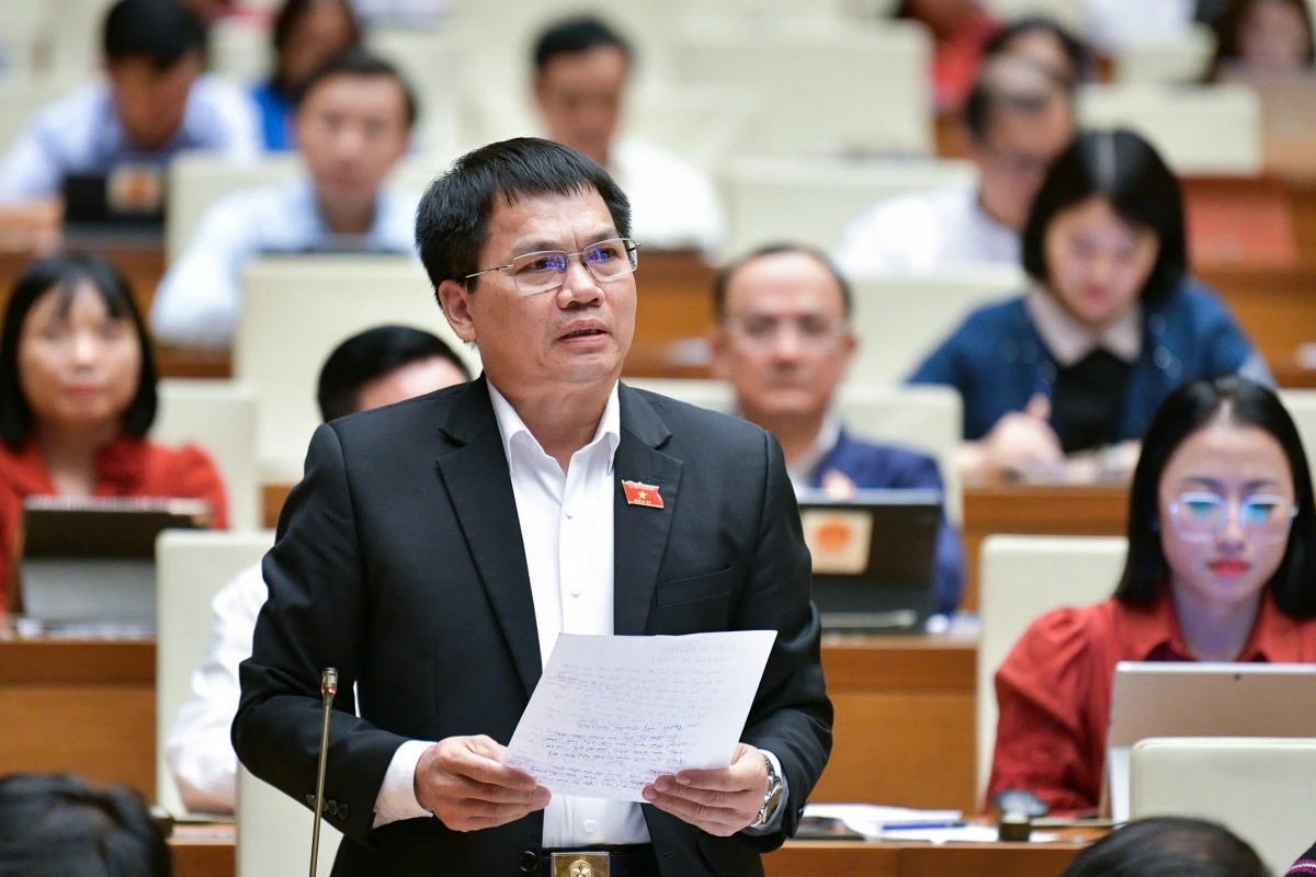 Đại biểu Dương Khắc Mai (đoàn Đắk Nông). Ảnh: Quốc hội