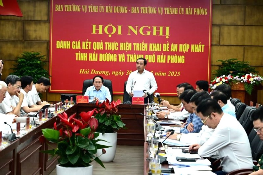 Hải Dương đánh giá kết quả thực hiện triển khai Đề án hợp nhất với thành phố Hải Phòng
