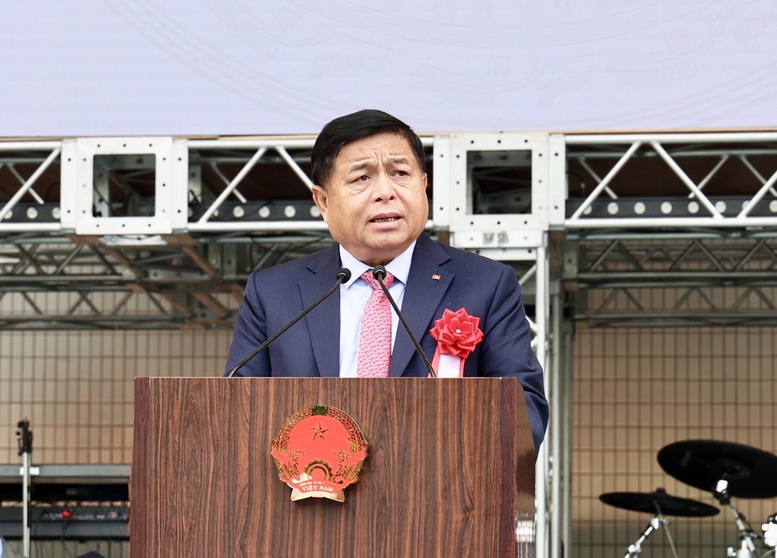 Phó Thủ tướng Nguyễn Chí Dũng phát biểu tại Lễ hội - Ảnh: VGP/Thu Sa