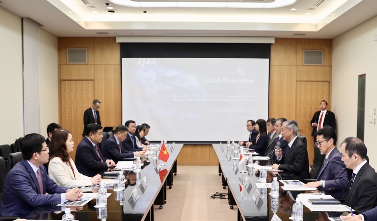 Phó Thủ tướng Nguyễn Chí Dũng làm việc với Cơ quan Hàng không vũ trụ Nhật Bản