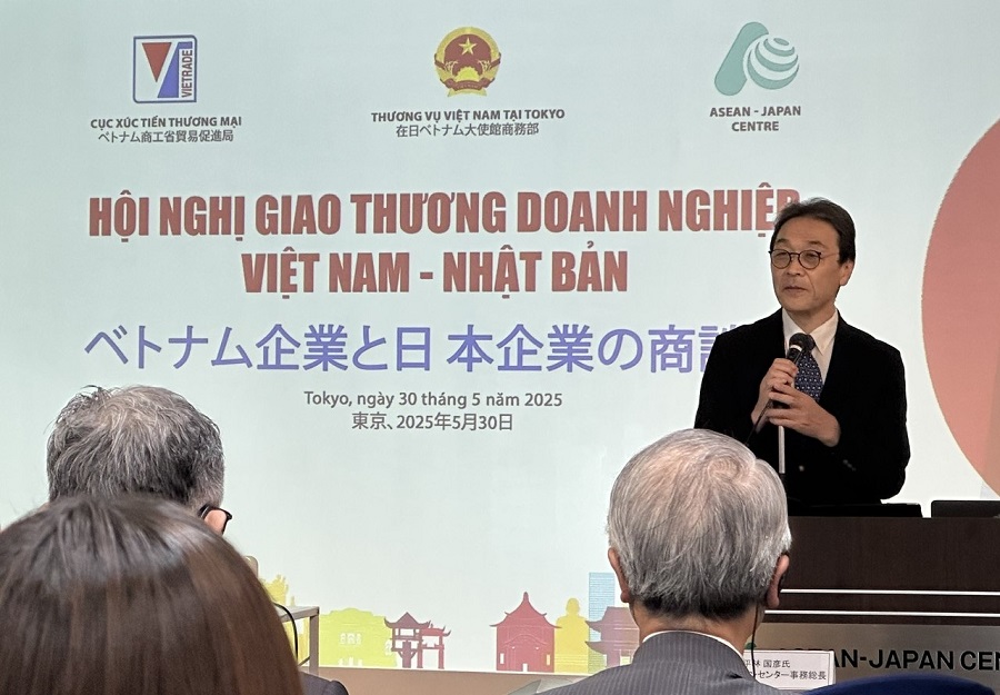 Ông Kunihiko Hirabayashi, Tổng Thư ký Trung tâm ASEAN - Nhật Bản (AJC) chia sẻ về những lĩnh vực mới còn nhiều dư địa hợp tác cho doanh nghiệp hai nước Ông Kunihiko Hirabayashi, Tổng Thư ký Trung tâm ASEAN - Nhật Bản (AJC) chia sẻ về những lĩnh vực mới còn nhiều dư địa hợp tác cho doanh nghiệp hai nước