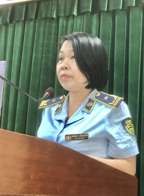 Bà Dương Thị Hồng Hiếu phát biểu khai mạc Hội nghị. Ảnh: VH