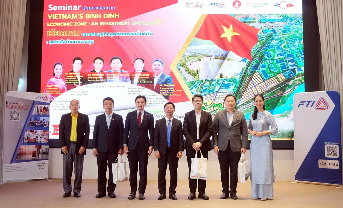 Becamex VSIP Bình Định mời gọi đầu tư các doanh nghiệp Thái Lan Becamex VSIP Bình Định mời gọi đầu tư các doanh nghiệp Thái Lan