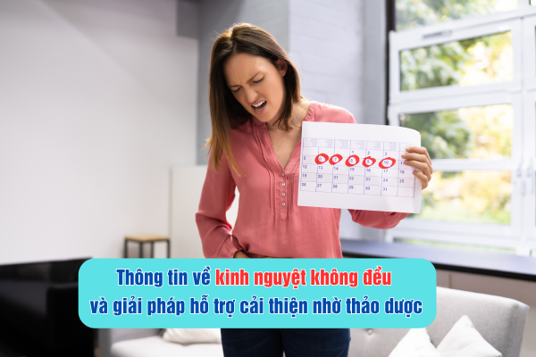 Thông tin về kinh nguyệt không đều và giải pháp hỗ trợ cải thiện nhờ thảo dược
