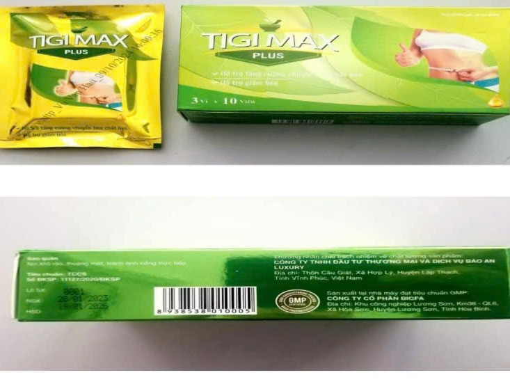 Các mẫu thực phẩm chức năng chứa chất cấm bị phát hiện tại các nhà thuốc. Ảnh: Cục An toàn thực phẩm Các mẫu thực phẩm chức năng chứa chất cấm bị phát hiện tại các nhà thuốc. Ảnh: Cục An toàn thực phẩm