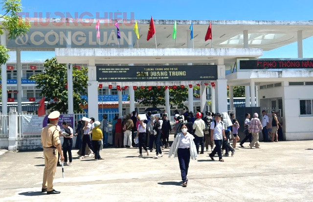 Điểm thi tại trường THCS Đàm Quang Trung, quận Liên Chiểu, TP. Đà Nẵng