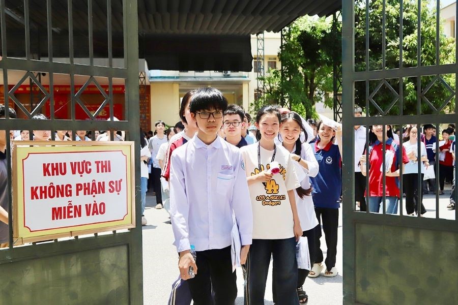 Kỳ thi vào lớp 10 THPT không chuyên ở Hà Tĩnh diễn ra nghiêm túc, đúng quy chế.