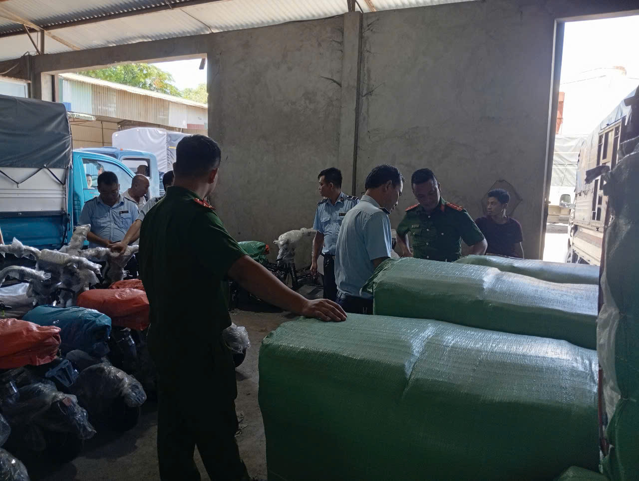 Số hàng hóa bị thu giữ