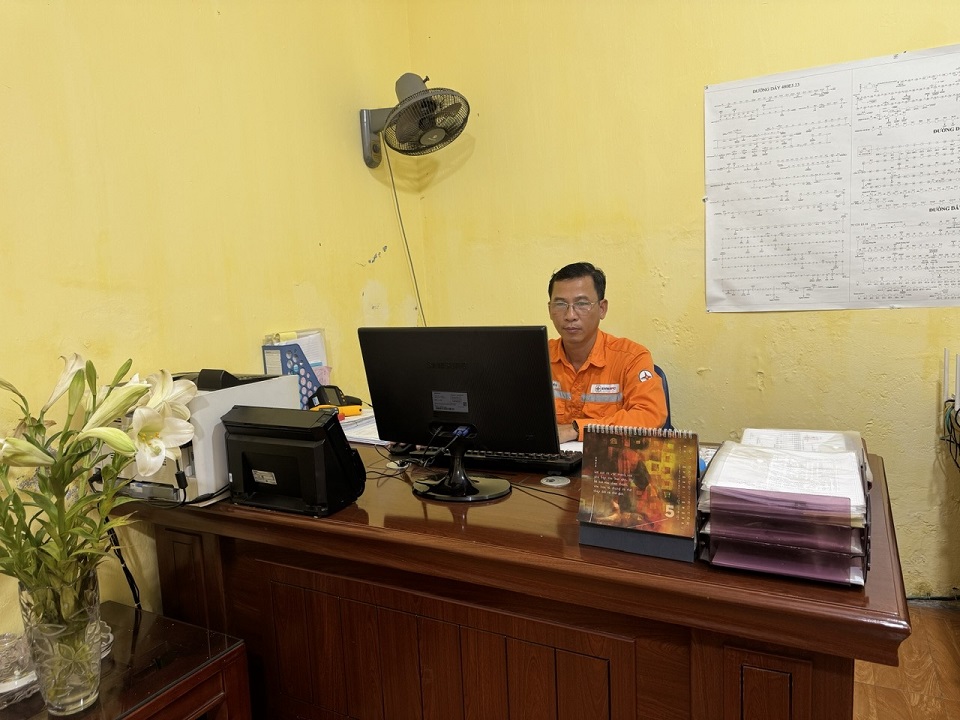 1 Đội trưởng Bùi Văn Tuyến trách nhiệm, tận tâm với công việc