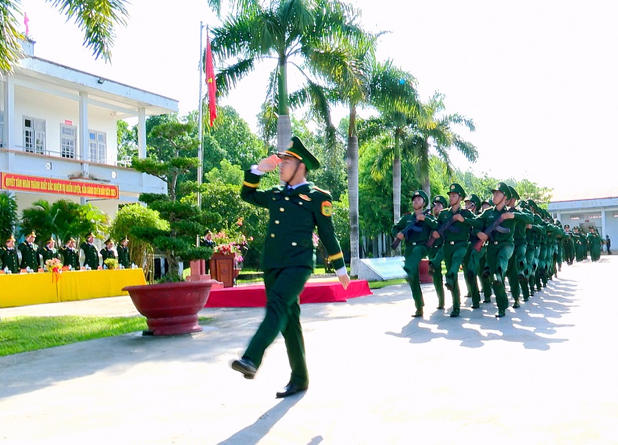 Lễ tuyên thệ - Khẳng định sự trưởng thành của chiến sĩ mới sau 3 tháng tôi luyện