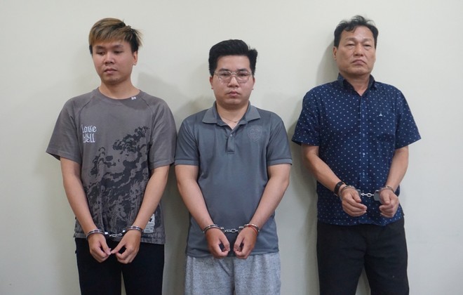 Các đối tượng bị bắt giữ Các đối tượng bị bắt giữ