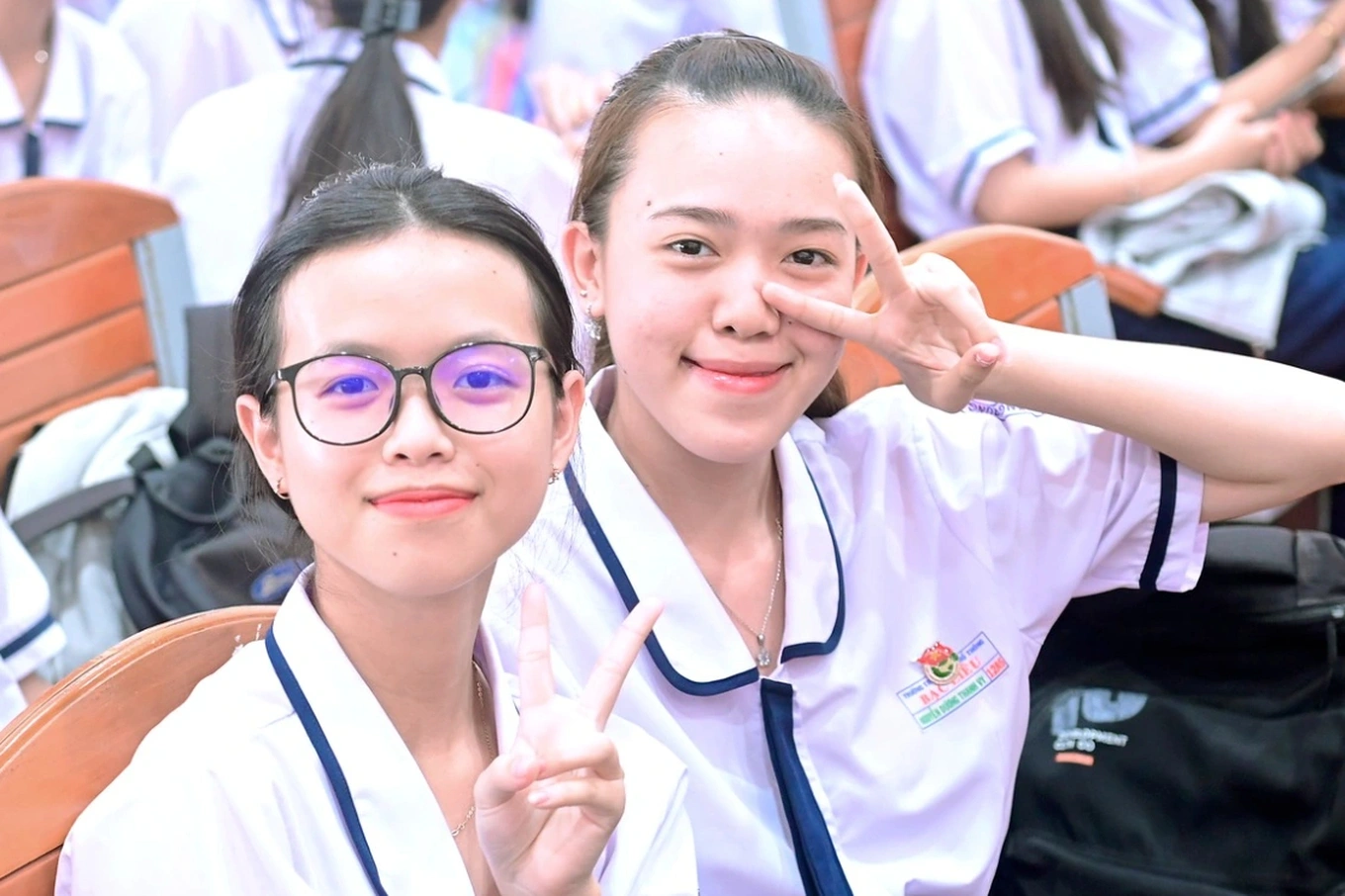 Học sinh Trường THPT Bạc Liêu (Ảnh: Nhà trường).