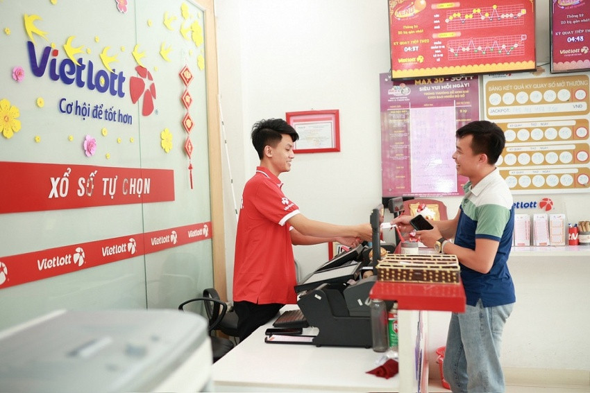 Vietlott khẳng định chỉ kinh doanh xổ số điện toán và phân phối vé qua 2 kênh chính thức. Ảnh: Vietlott