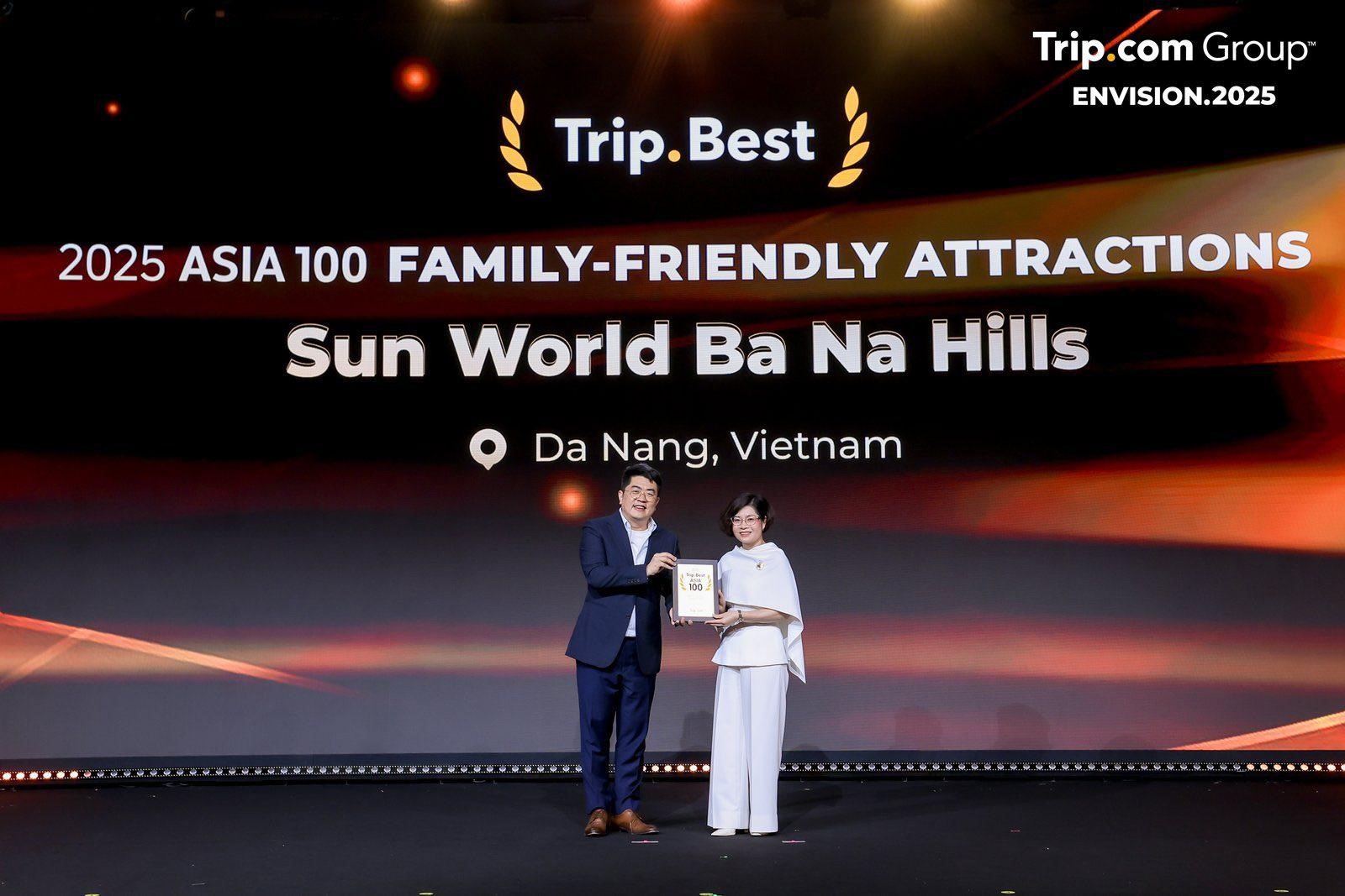 Sun World Ba Na Hills được vinh danh là điểm tham quan thân thiện với khách gia đình