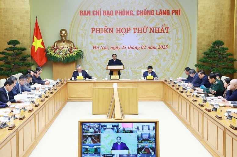 Thủ tướng Phạm Minh Chính chủ trì Phiên họp thứ nhất của Ban Chỉ đạo phòng, chống lãng phí.
