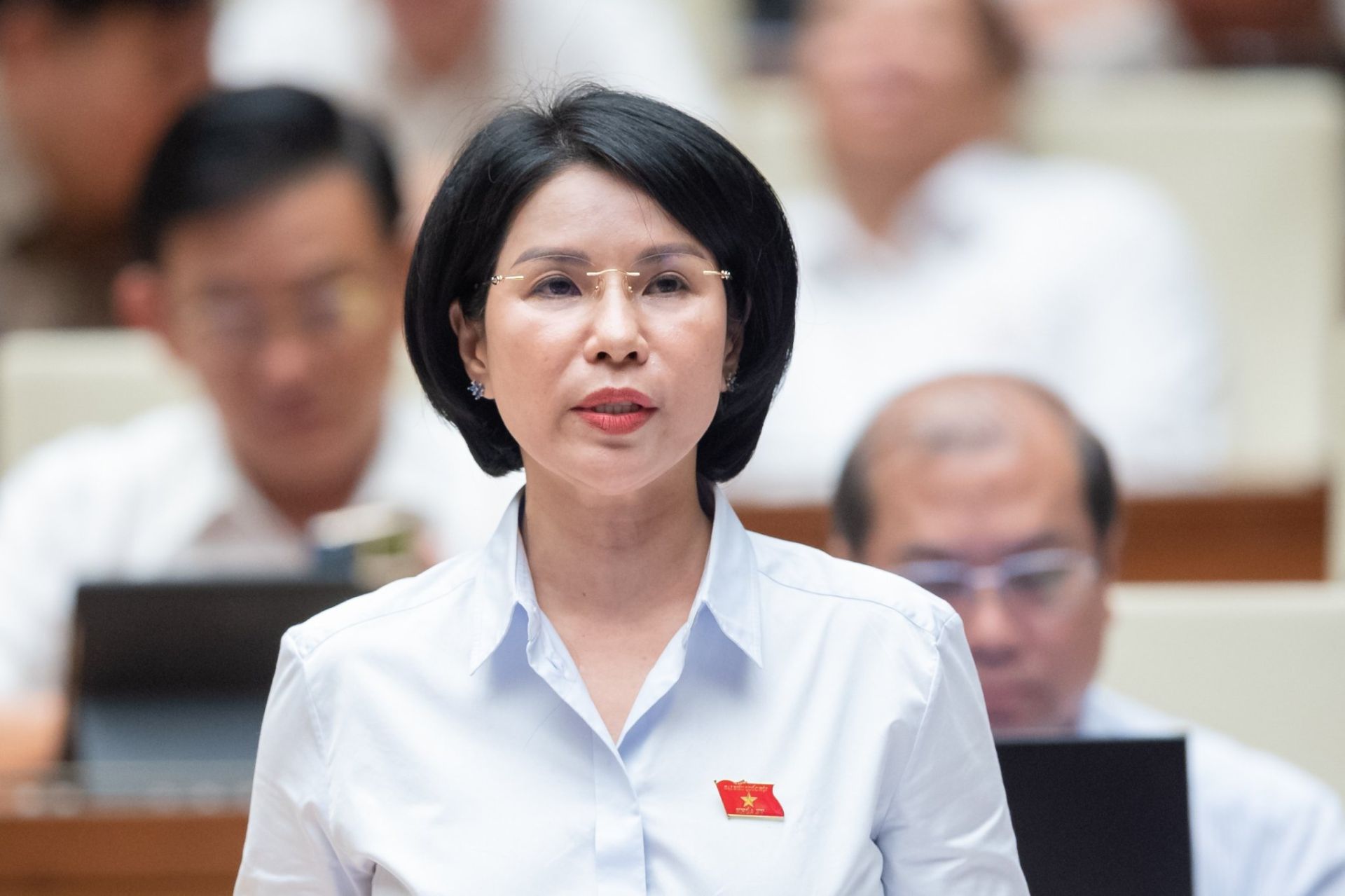 Bà Trần Thị Nhị Hà, Phó Chủ nhiệm Ủy ban Dân nguyện và Giám sát của Quốc hội. Ảnh: Trọng Quỳnh