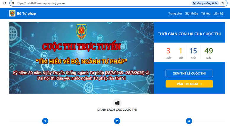 Hải Phòng: Phát động Cuộc thi trực tuyến “Tìm hiểu về Bộ, ngành Tư pháp”