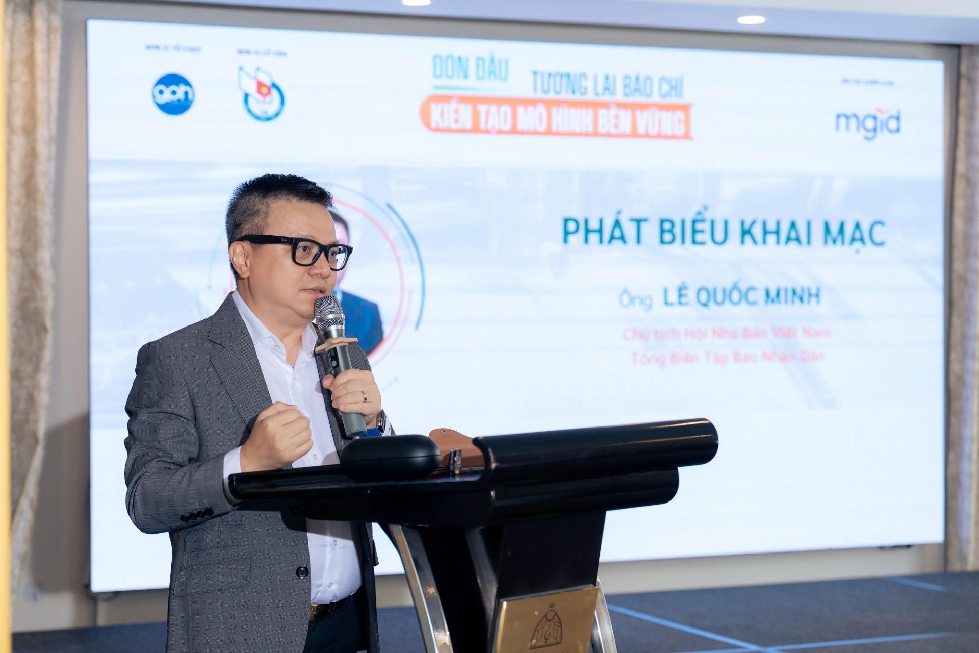 ông Lê Quốc Minh – Chủ tịch Hội Nhà báo Việt Nam, Tổng Biên tập Báo Nhân Dân ông Lê Quốc Minh – Chủ tịch Hội Nhà báo Việt Nam, Tổng Biên tập Báo Nhân Dân