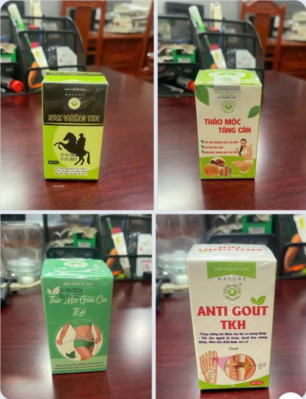 Thực phẩm giảm cân, tăng cân, đẹp da... được làm giả.