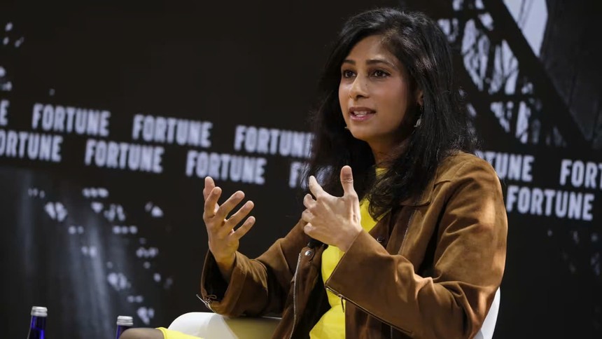 Bà Gita Gopinath, Phó Giám đốc điều hành IMF.