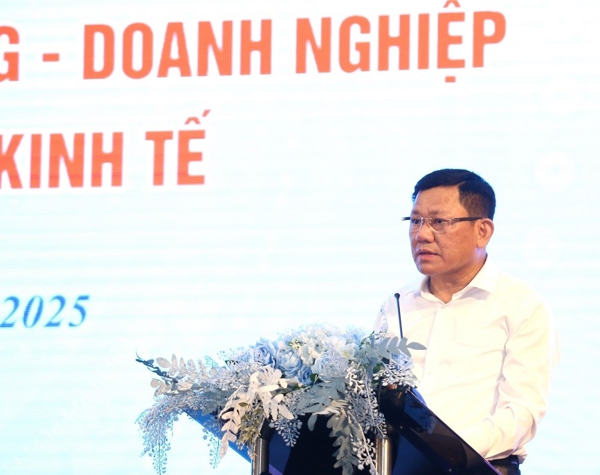 Phó Chủ tịch Thường trực UBND tỉnh Nguyễn Văn Thi phát biểu tại hội nghị.