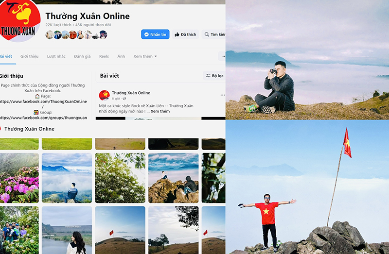 page Thường Xuân online đã và đang là nơi chia sẻ thông tin, hình ảnh, video về vẻ đẹp đất và người Thường Xuân đến với đông đảo mọi người.