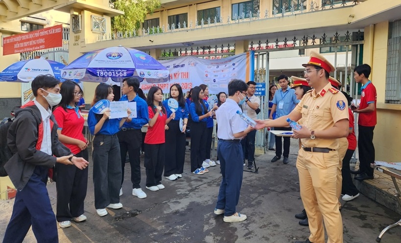 TP. HCM huy động gần 1.000 chiến sĩ đảm bảo an toàn kỳ thi lớp 10
