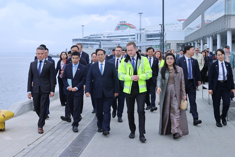 Cảng Tallinn là một trong những cửa ngõ hàng hải quan trọng bậc nhất của Cộng hòa Estonia, đồng thời là một trong những cảng biển lớn nhất ở khu vực biển Baltic - Ảnh: VGP/Nhật Bắc