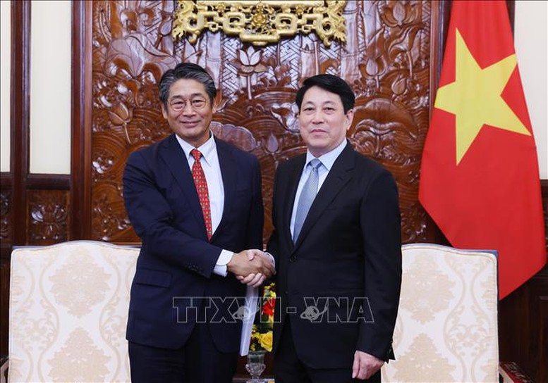 Chủ tịch nước Lương Cường tiếp Đại sứ Nhật Bản tại Việt Nam Ito Naoki - Ảnh: TTXVN Chủ tịch nước Lương Cường tiếp Đại sứ Nhật Bản tại Việt Nam Ito Naoki - Ảnh: TTXVN